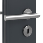 Detailansicht der Oberfläche von Doppelflügeltür LA 24 schlossseitig ProLine Anthrazit RAL 7016 Lack inkl. Zarge - Hörmann