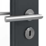 Detailansicht der Oberfläche von Doppelflügeltür LA 27 ProLine Anthrazit RAL 7016 Lack inkl. Zarge - Hörmann