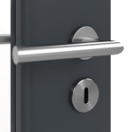 Detailansicht der Oberfläche von Doppelflügeltür LA 8 ProLine Anthrazit RAL 7016 Lack inkl. Zarge - Hörmann