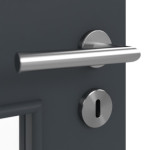 Detailansicht der Oberfläche von Doppelflügeltür LA 9 ProLine Anthrazit RAL 7016 Lack inkl. Zarge - Hörmann