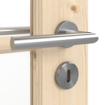 Detailansicht der Oberfläche von Typ 6002-SP10 Fichte Massivholz Doppelflügeltür inkl. Zarge - Radex