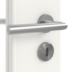 Detailansicht der Oberfläche von Weiß ähnlich RAL 9016 LA 7 Basic Lack Innentür - Huga