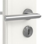 Detailansicht der Oberfläche von Innentür Cottage M20 LA Weißlack – Lebo