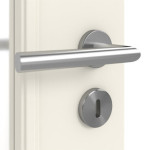 Detailansicht der Oberfläche von Innentür Cottage M31 LA Weißlack – Lebo