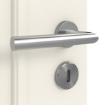 Detailansicht der Oberfläche von Innentür Cottage M40 Weißlack – Lebo