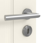 Detailansicht der Oberfläche von LEBO Innentür Country 40 Weißlack