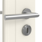 Detailansicht der Oberfläche in RAL 9010 von Lacuna 4 LA Classic Weißlack Innentür - Huga