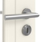 Detailansicht der Oberfläche von Lacuna 7 LA Classic Weißlack Innentür - Huga