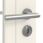 Detailansicht der Oberfläche von Lacuna 8 LA Classic Weißlack Innentür - Huga