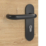 Detailansicht der Oberfläche von Wildeiche quer ProLine Duradecor Rauchschutztür - Hörmann