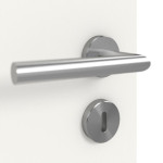 Detailansicht der Oberfläche von GARANT Schallschutztür-Set Weißlack RAL 9016 mit Zarge