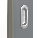 Detailansicht der Oberfläche von Schiebetür Ultramatt Hygge Grau LA 27 Basic - Huga