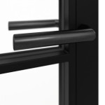 Detailansicht der Oberfläche von Innentür-Set 2-flg. Stahl Lofttür mit Sprossen 2-1 - Hörmann