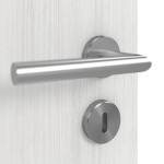 Detailansicht der Oberfläche von GARANT Wärmeschutztür Authentic Grigio CePaL