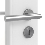 Detailbild der Oberfläche von Bütte Weiß DIN-LA Basic Durat Innentür - Huga