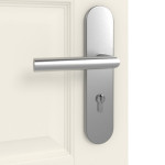 Detailansicht der Oberfläche von GARANT Wohnungseingangstür Como CK3 Weißlack 