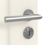 Detailansicht der Oberfläche von GARANT Doppelflügeltür Como C2 Weißlack mit Zarge