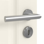 Detailansicht der Oberfläche von GARANT Doppelflügeltür Como CK3 Weißlack mit Zarge