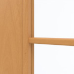 Detailansicht des Lichtausschnitts von GARANT Doppelflügeltür inkl. Zarge Buche Exklusiv CPL mit Lichtausschnitt LA-DIN Sprosse SP2