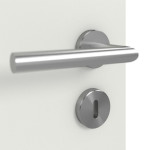 Detailansicht der Oberfläche von CLASSEN Doppelflügeltür 6.7 Weiß RAL 9003 CPL inkl. Zarge