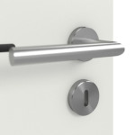 Detailansicht der Oberfläche von CLASSEN Doppelflügeltür 6.8 Weiß RAL 9003 CPL inkl. Zarge