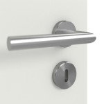 Detailansicht der Oberfläche von CLASSEN Doppelflügeltür 6.9 Weiß RAL 9003 CPL inkl. Zarge