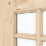 Detailansicht des Lichtausschnitts von Typ 6002-LA SPR 62/R Fichte Massivholz Doppelflügeltür inkl. Zarge - Radex