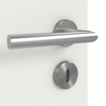 Detailansicht der Oberfläche von Doppelflügeltür Sigma Weißlack ähnlich RAL 9003