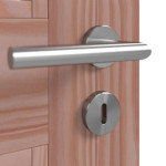 Detailansicht der Oberfläche von Doppelflügeltür TM-36 Lärche Massivholz mit Zarge