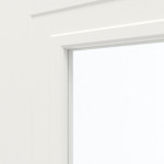 Detailansicht des Lichtausschnitts von Lacuna 4 LA Classic Weißlack Innentür - Huga