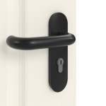 Detailansicht der Oberfläche von GARANT Rauchschutztür Como CK2 Weißlack 