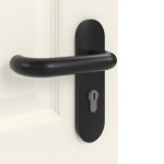 Detailansicht der Oberfläche von GARANT Rauchschutztür Como CK4 Weißlack 