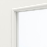 Detailbild vom Glas von Weiß ähnlich RAL 9016 DIN-LA Basic Lack Innentür - Huga