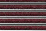 Detailaufnahme von Top-Ansicht von Aluprofilmatte KLASSIK Rips T09PP rot - Entrada