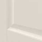 Detailansicht der Querleiste von GARANT Wohnungseingangstür Como CK1 Weißlack 