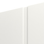 Detailansicht der Fräsung von Dynamic 2.7 Lackweiß RAL 9016 Doppelflügeltür inkl. Zarge - Classen