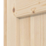 Detalansicht der Fräsung von Loft I Fichte Massivholz Doppelflügeltür inkl. Zarge - Radex