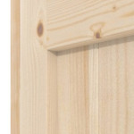 Detalansicht der Fräsung von Loft ZZ Fichte Massivholz Doppelflügeltür inkl. Zarge - Radex