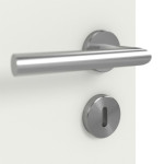 Detailansicht der Oberfläche von Innentür Sigma Weißlack ähnlich RAL 9003