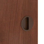 Detailansicht der Oberfläche von Schiebetür Dexo M1 Walnuss Dekorfolie