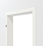Detailbild von Weiß ähnlich RAL 9016 Basic Lack Zarge für Wohnungseingangstüren (Rundkante) - Huga