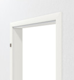 Detailbild von Weiß ähnlich RAL 9016 Basic Lack Holzzarge für Rauchschutztüren (Rundkante) - Huga