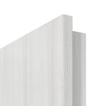 Detailansicht der runden Kante von GARANT Schallschutztür Authentic Grigio CePaL