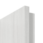 Detailansicht der Premiumkante von GARANT Brandschutztür T30 Authentic Grigio CePaL