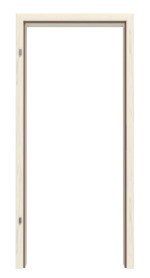 Frontbild von Gebürstete Pinie ProLine Duradecor Zarge für Wohnungseingangstüren (Rundkante) - Hörmann