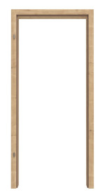 Frontbild von Wildeiche ProLine Duradecor Zarge für Wohnungseingangstüren (Rundkante) - Hörmann