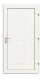 Haustür Kunststoff Premium F036 RAL 9016-RAL 9016 Frontansicht innen
