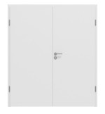 Frontbild von Bütte Weiß Basic Durat Doppelflügeltür inkl. Zarge - Huga