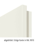 Eckige Kante von Weißlack RAL 9010 LA-DIN Premium Innentür