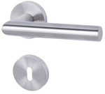 Türdrücker von Südmetall von HUGA Innentür-Set Weiß Bütte Basic Durat stumpfeinschlagend mit Zarge und Drücker